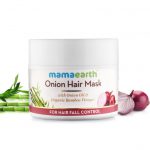 Mamaearth Onion Hair Mask, For Hair Fall Control, With Onion Oil and Organic Bamboo Vinegar - 200 ML
