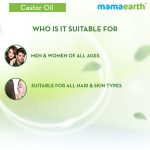 Mamaearth Castor Oil for Healthier Skin, Hair and Nails with 100% Pure and Natural Cold-Pressed Oil - 150 ML - Image 5