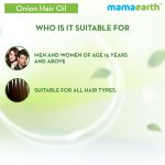 Mamaearth Onion Hair Oil for Hair Regrowth & Hair Fall Control - 250 ML - Image 6