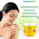 Mamaearth Ubtan Body Scrub with Turmeric & Saffron for Tan Removal – 200 G - Image 3