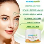 Mamaearth Ubtan Face Mask with Saffron & Turmeric for Skin Brightening and Tan Removal - 100 G - Image 3