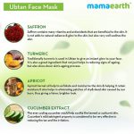 Mamaearth Ubtan Face Mask with Saffron & Turmeric for Skin Brightening and Tan Removal - 100 G - Image 4
