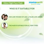 Ubtan Night Face Mask with Turmeric & Niacinamide for Glowing Skin – 100 G - Image 6