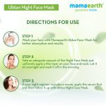 Ubtan Night Face Mask with Turmeric & Niacinamide for Glowing Skin – 100 G - Image 7