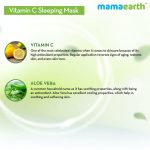 Mamaearth Vitamin C Sleeping Mask with Aloe Vera for Skin Illumination - 100 G - Image 3
